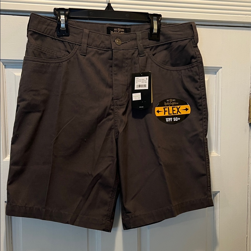 Noble Outfitters Women’s Flex Dark Gray Cargo Shorts